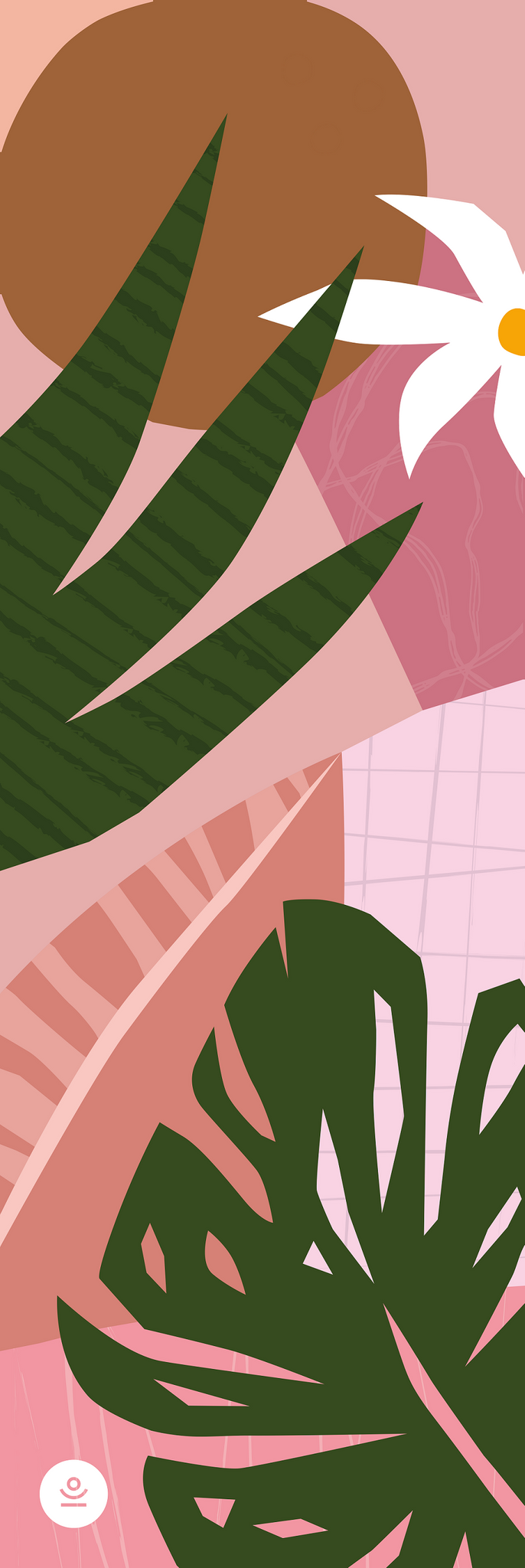 Das Design der Tropicana Yogamatte ist von Reisen inspiriert durch die Palmenblätter und tropischen Blumen. Sie ist sehr farbenfroh und mädchenhaft mit rosa und grünen Tönen. Diese Sportmatte ist aus Naturkautschuk nachhaltig und vegan hergestellt. Sie ist rutschfest und zeichnet sich durch ihr einzigartiges Design aus. Größe: 183 x 61 cm Dicke: 2,5 - 3 mm Gewicht: 1,9 - 2,4 kg Inklusive: Tragegurt